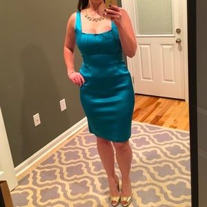Calvin Klein Teal Bodycon Dress